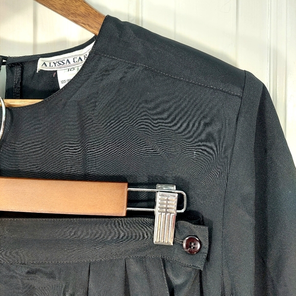 Vintage Alyssa Carr Blouse & Coulottes Matching 2-Piecee Loungwear Set Sz 10 - Picture 2 of 16